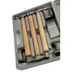 Hammer & Dolly Panel Beating 7pc Kit, Hickory Handle,