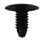 Trim Clip. Black Fir Tree to fit 7.5mm Hole. PK 10
