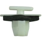 Trim Clip Wht Moulding Clip to fit 12mm Hole.PK 10