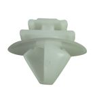 Trim Clip White Moulding Clip to fit 8mm Hole. PK 