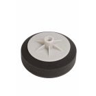 Polishing Pad, Soft Black, 150mm x 50mm, M14 Thread