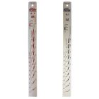 Paint measuring stick with ratios. Aluminium 370 x 32 x 2mm. 2:1 & 4:1