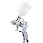 HVLP gravity feed spray gun with 125ml paint pot. 1.0mm aircap 