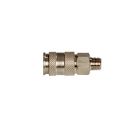 Air Fitting,Coupler High Flow 1/4BSP Male Thread, 20BARx2pcs