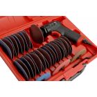 Air Sander, 75mm, Composite Handle, 37pc kit 