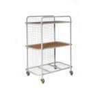 Parts Storage Cart, 3 Shelves, 210Kg Capacity 