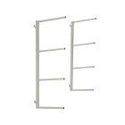 Bumper storage rack for 4 large bumpers. Foldaway & wall mounted. 