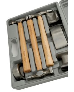 Hammer & Dolly Panel Beating 7pc Kit, Hickory Handle,