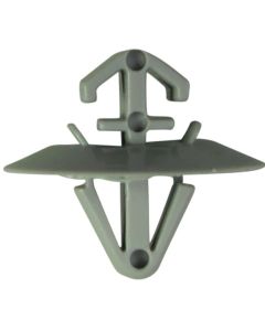 Trim Clip Grey Panel Clip to fit 8mm Hole. PK 10