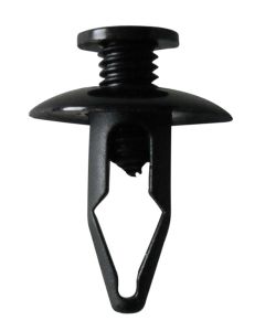 Trim Clip Black Screw Rivet to fit 8mm Hole. PK 10