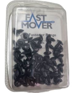 BLACK SELF TAPPING SCREW 10X13mm pk50