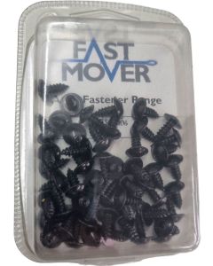 BLACK SELF TAPPING SCREW 10X13mm, 50pcs