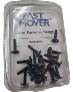 BLACK SELF DRILLING SCREWS 4.2X19mm pk 20