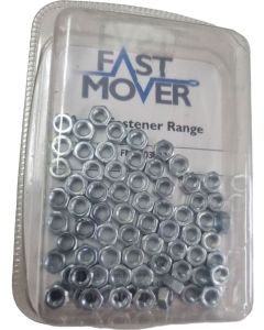 M5 STEEL NUTS, 75pcs