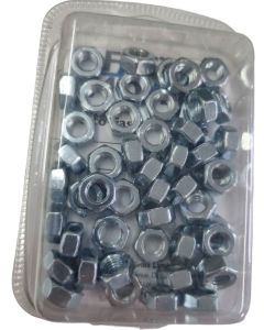 M8 STEEL NUTS, 50pcs