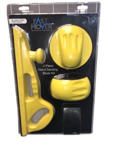 Fast Mover Tools, 4pc Hand Sanding Block Kit