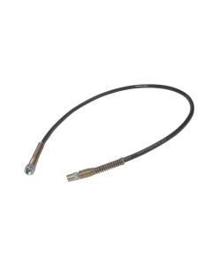Airless Whip hose. 1.5mtrs. 3/16 single wire. 1/4NPS threads. Fitted with spring guards 