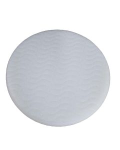 150mm Hard White Ventilated Compounding Foam Pad With Hook & Loop 