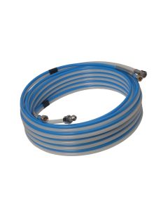 Twin Air & Fluid Hose, 20Mtrs 1/4bsp thread on air hose and 3/8 thread on fluid hose 