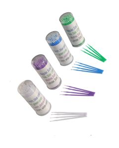 Microfibre Paint Touch Up Tips In Dispenser Tubes, 400pcs x 1.2mm-2.5mm 