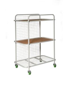 Parts Storage Cart 3 Shelves 210Kg Capacity 