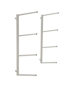 Bumper storage rack for 4 large bumpers. Foldaway & wall mounted. 