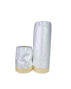 Pre taped masking film. 550 x 33mtrs 