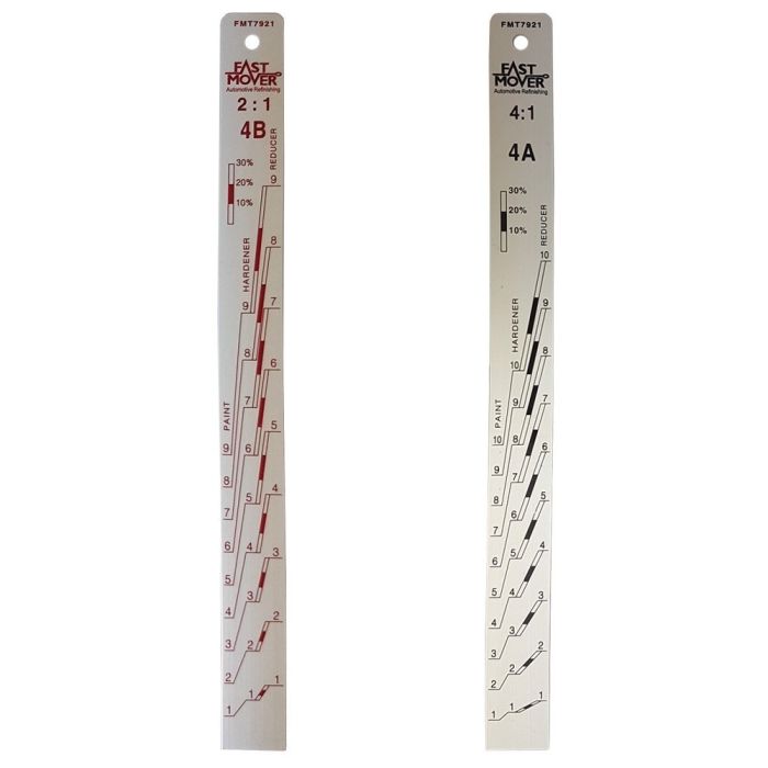 Fast Mover Tools, Paint Measuring Stick, Ratio 2:1 & 4:1, 1pc